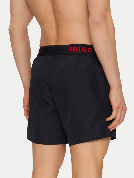 HUGO HUGO Pantaloni scurți pentru înot Tap 50534495 Negru Regular Fit