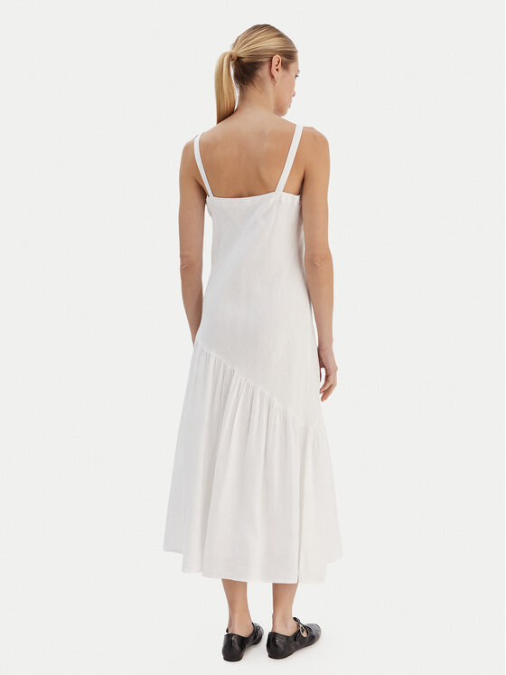 DKNY DKNY Sommerkleid P5JNCD88 Écru Regular Fit