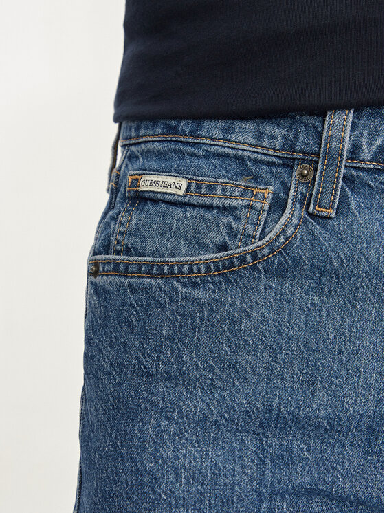 Guess Jeans Guess Jeans Džinsai M4YA1B D5DO2 Mėlyna Regular Fit