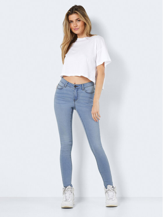 Noisy May Noisy May Jeans hlače Billie 27024953 Modra Skinny Fit