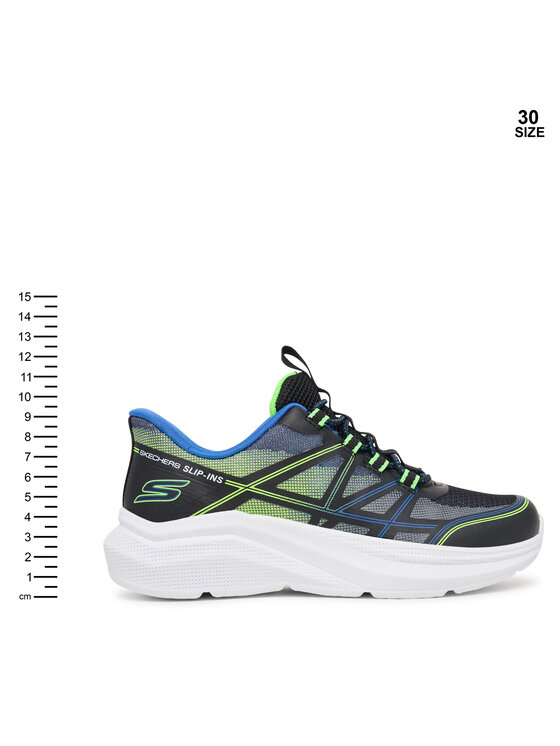 Skechers Skechers Sneakersy Microspec Velocity - Grid-Shift 404220L/BBLM Czarny