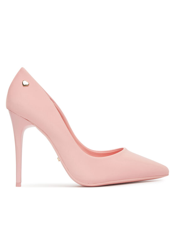 Pantofi cu toc subțire DeeZee AB2-4503 Roz