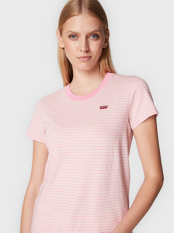 Levi s T shirt Perfect 39185 0185 Rosa Regular Fit Modivo