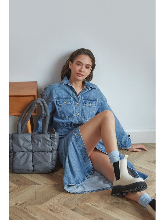 Estro Estro Μποτάκια ER00112256 Λευκό