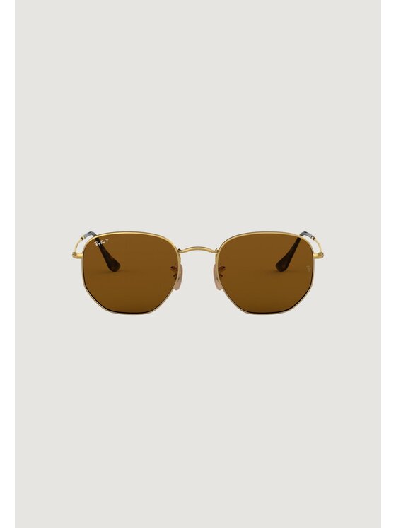 Ray-Ban Ray-Ban Okulary przeciwsłoneczne HEXAGONAL – UNISEX Złoty