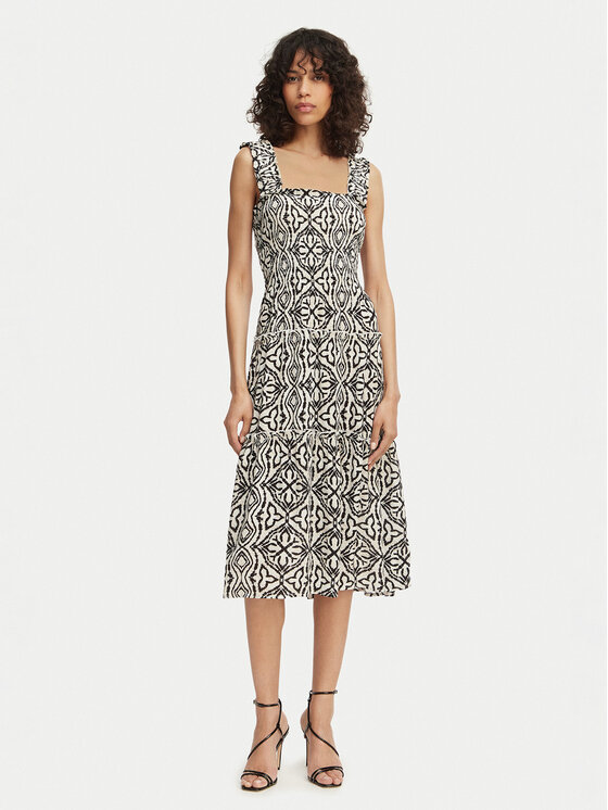 Vero Moda Vero Moda Rochie de vară Menny 10282481 Negru Regular Fit
