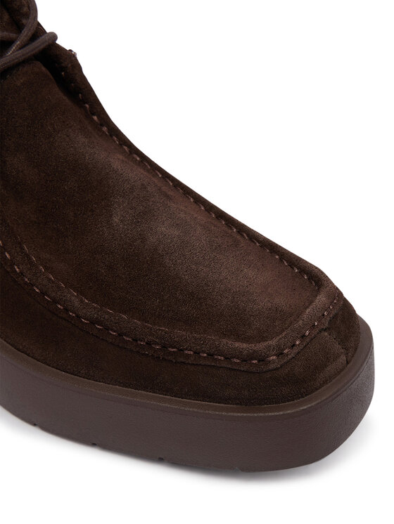 Calvin Klein Calvin Klein Saapad Flatf Lace Up Apr Cut Boot HW0HW03273 Tumepruun