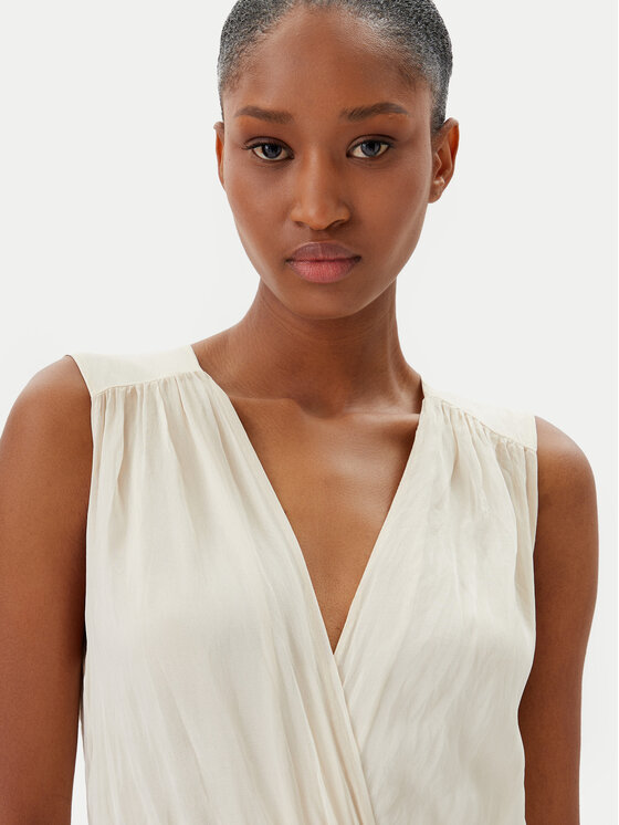 Haveone Haveone Vasaras kleita AFF-N005 Écru Loose Fit