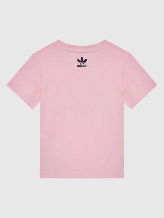adidas adidas Komplekti kuuluvad t-särk ja spordišortsid KEVIN LYONS HC1985 Roosa Regular Fit