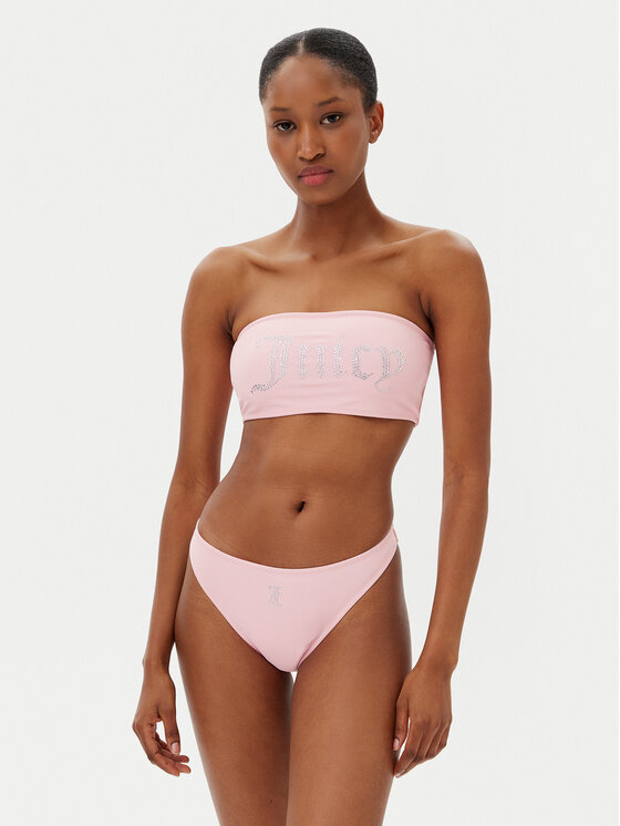 Juicy Couture Juicy Couture Plavky Bandeau B Set JCIT122001 Růžová