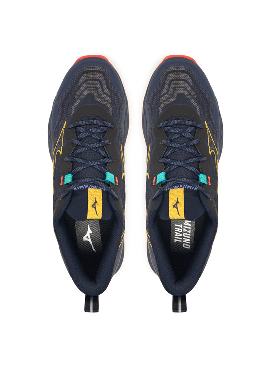 Mizuno Mizuno Skriešanas apavi Wave Daichi 9 J1GJ2571 Melns