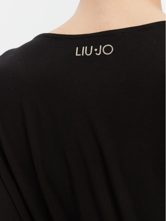 Liu Jo Beachwear Liu Jo Beachwear Φόρεμα παραλίας VA5164 JS360 Μαύρο Relaxed Fit