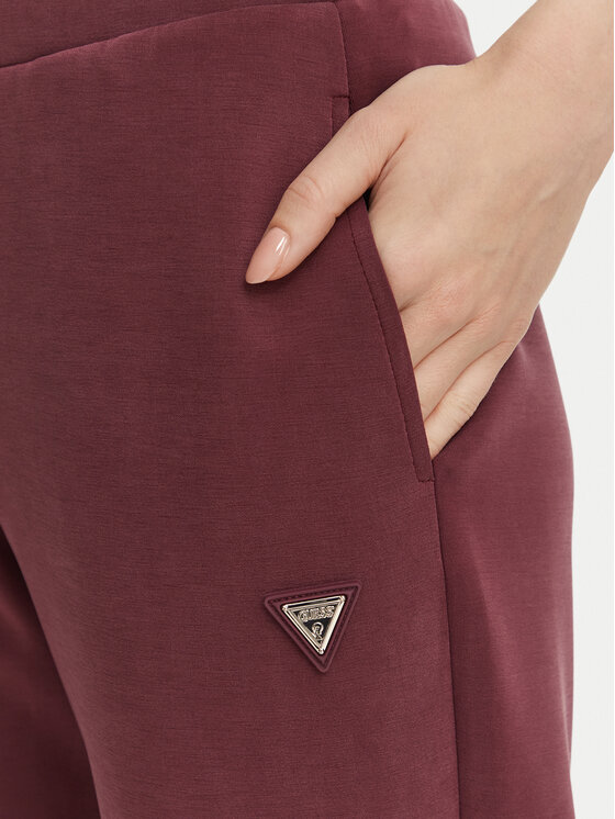 Guess Guess Sportinės kelnės V4YB08 KCAY2 Vyšninė Regular Fit