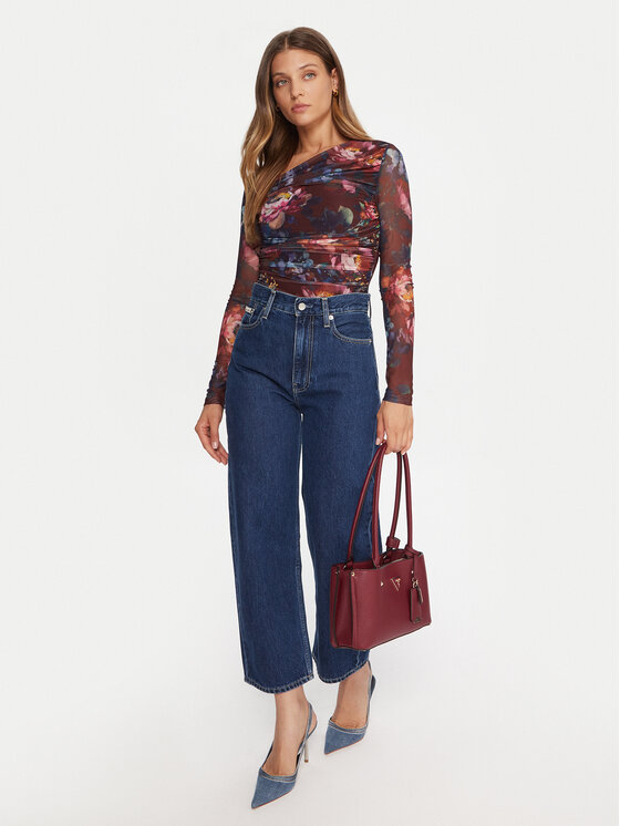 Guess Guess Särkpluus W5BP32 KCZC2 Värviline Slim Fit