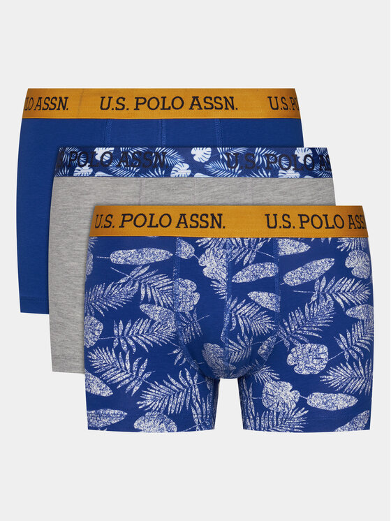 U.S. Polo Assn. U.S. Polo Assn. Σετ μποξεράκια 3 τμχ 80433 Έγχρωμο