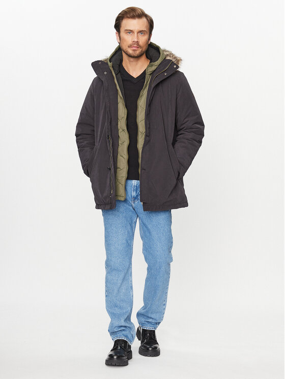 Wrangler Wrangler Hanorac 112341094 Negru Relaxed Fit