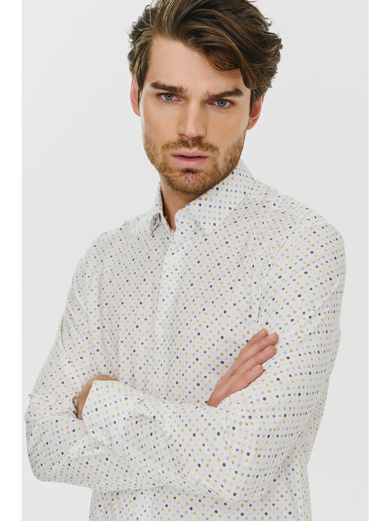 Pako Lorente Pako Lorente Koszula P24SF-1X-020 Biały Slim Fit