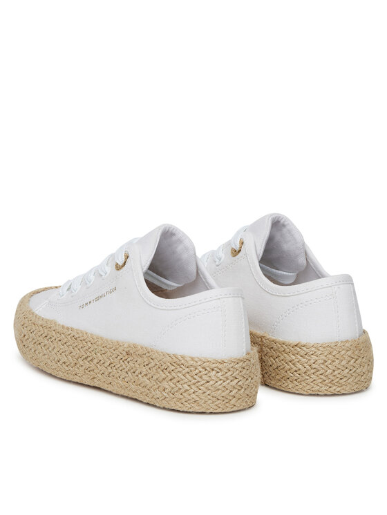 Tommy Hilfiger Tommy Hilfiger Espadrile T3A9-33732-0890100 Alb