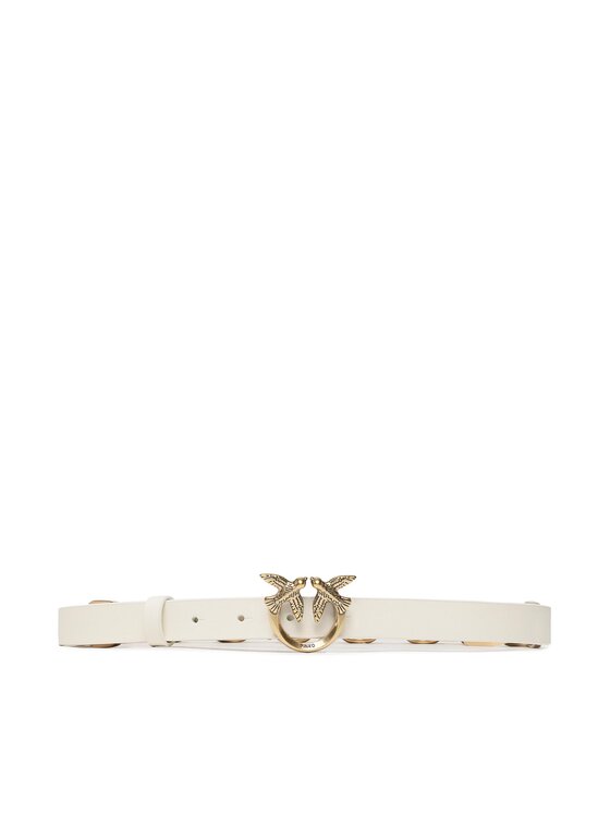 PINKO Pinko Dámský pásek Love Day Macro Chain H2 Belt PE 23 PLT01 100139 A0F1 Bílá