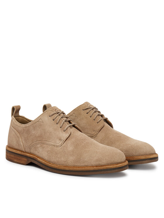 Clarks Clarks Polobotky Aldwin Lace 26186449 Šedá