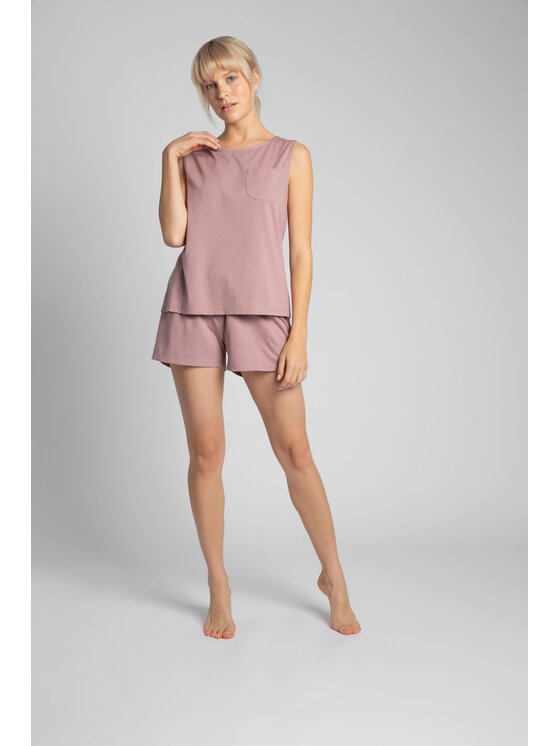 LaLupa LaLupa Bluzka LA015 Fioletowy Comfortable Fit