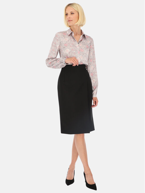 Potis & Verso Potis & Verso Spódnica Felis Czarny Slim Fit