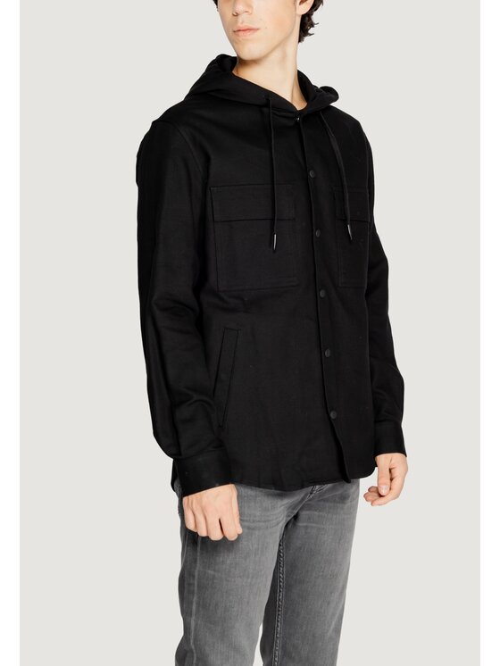 Antony Morato Antony Morato Camicia TWILL COTTON Nero To Fit