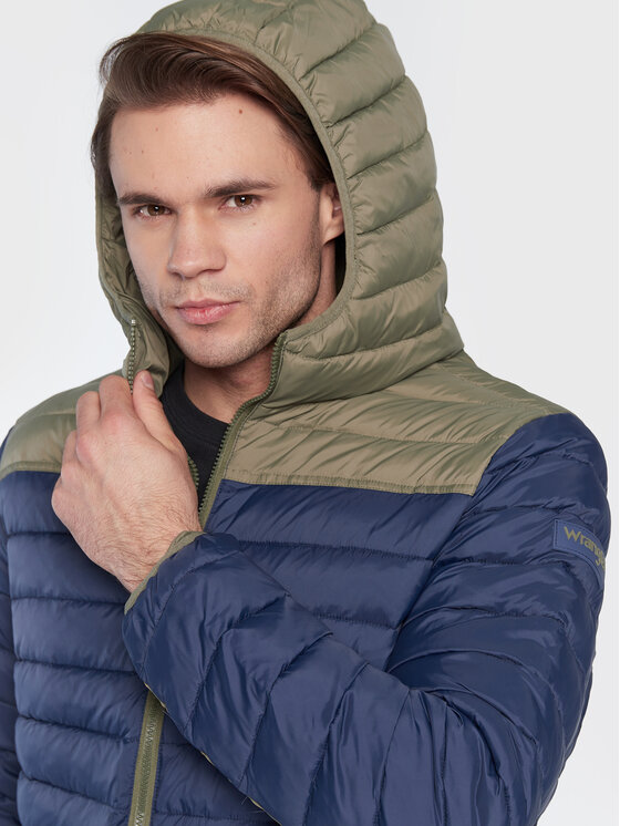 Wrangler Wrangler Kurtka przejściowa W4B1WA114 112319932 Granatowy Regular Fit
