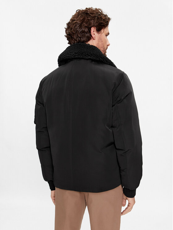 BOSS Boss Kevad-sügis jope Calliano 50498199 Must Regular Fit