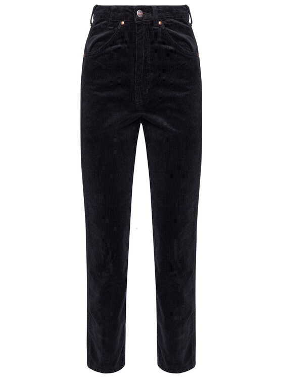 Wrangler Wrangler Szövet nadrág Western W2WZA2100 112128670 Fekete Regular Fit