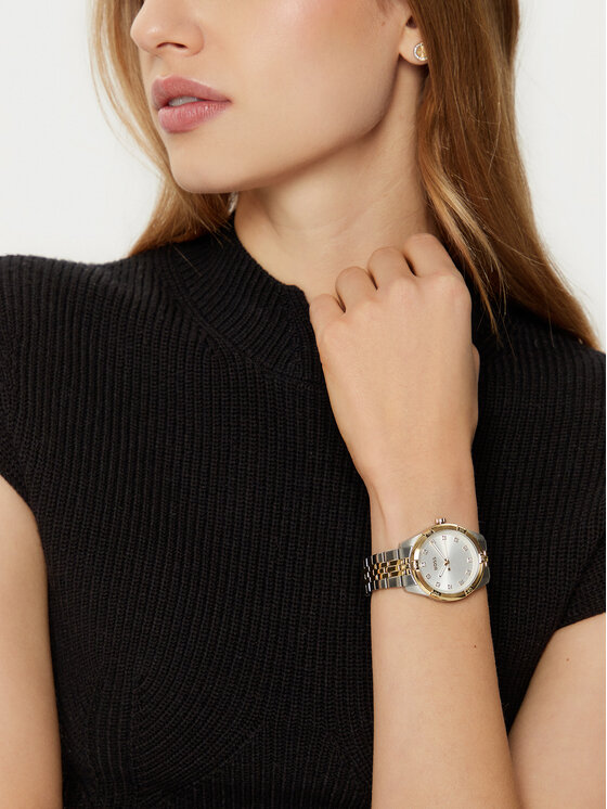 BOSS BOSS Sat Rhea 1502700 Srebrna
