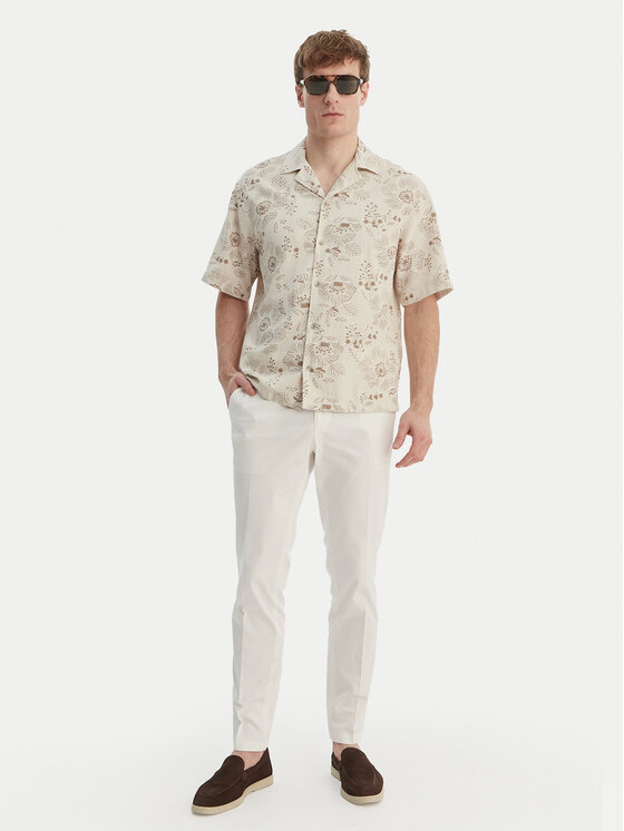 Guess Guess Hemd M6GH29 W1718 Beige Regular Fit