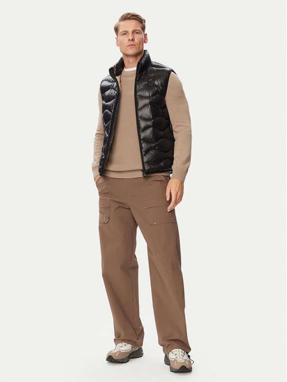 Blauer Blauer Sportinė liemenė Danny 26WBLUX02055 Juoda Regular Fit