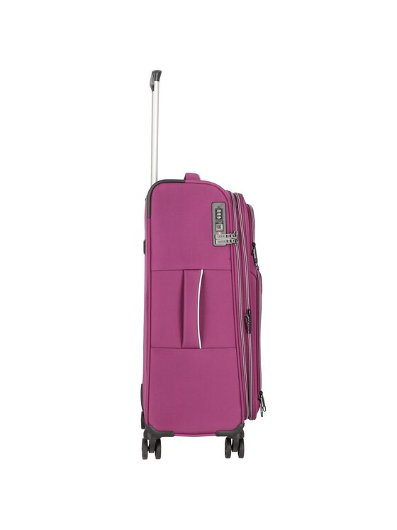 D&N D&N Komplet walizek 281018 Fioletowy