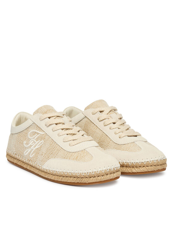 Tommy Hilfiger Tommy Hilfiger Espadrillas Th Heritage Rope Sneaker FW0FW09108 Écru