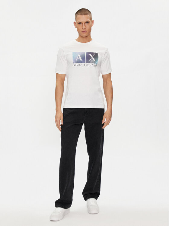 Armani Exchange Armani Exchange T-Shirt 3DZTJB ZJBYZ 1116 Bílá Regular Fit