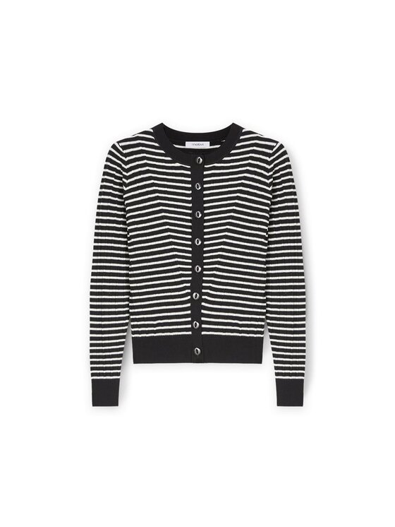 Motivi Motivi Cardigan M719W003296N0Z3 Bianco Slim Fit