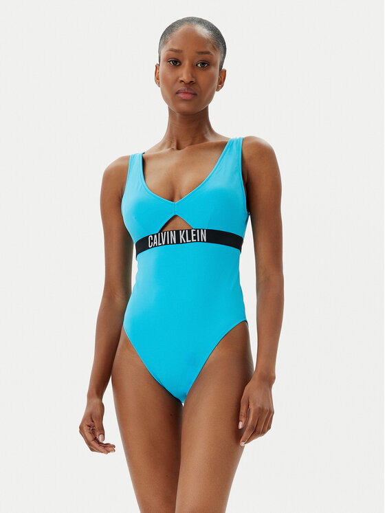 Calvin Klein Swimwear Calvin Klein Swimwear Strój kąpielowy KW0KW02746 Niebieski