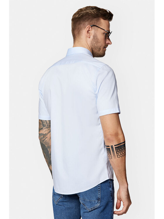 Lancerto Lancerto Koszula Flavia KO073123000043 Błękitny Slim Fit