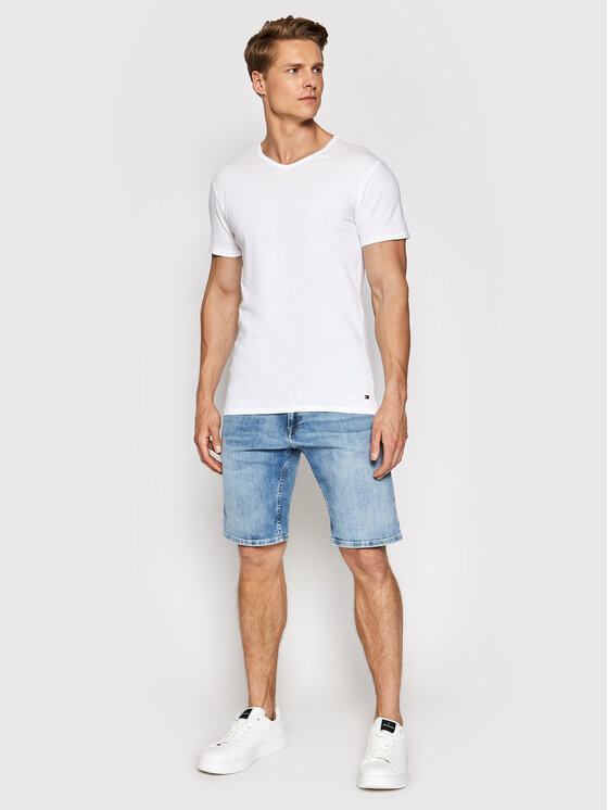 Tommy Jeans Short en jean Scanton DM0DM10559 Bleu Slim Fit • Modivo.fr