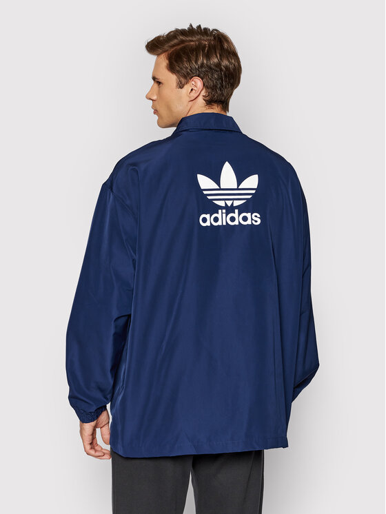 adidas adidas Geacă adicolor Classics Trefoil H09128 Bleumarin Loose Fit