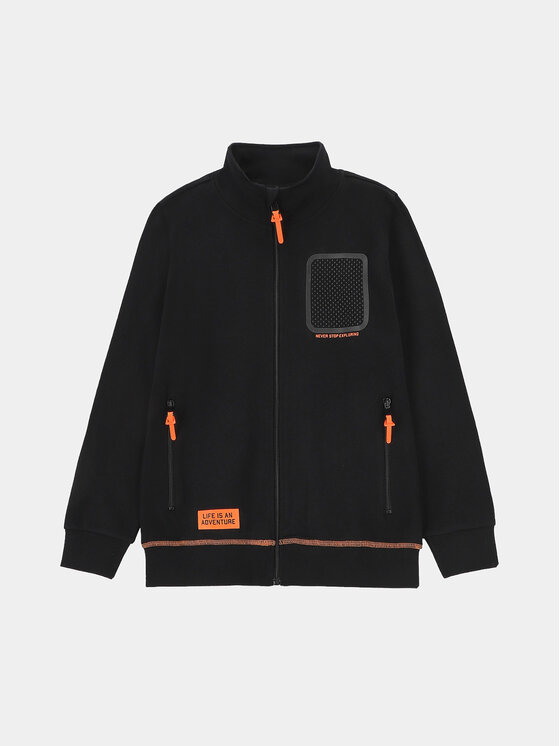 Coccodrillo Coccodrillo Світшот WC4132202NAJ Чорний Regular Fit