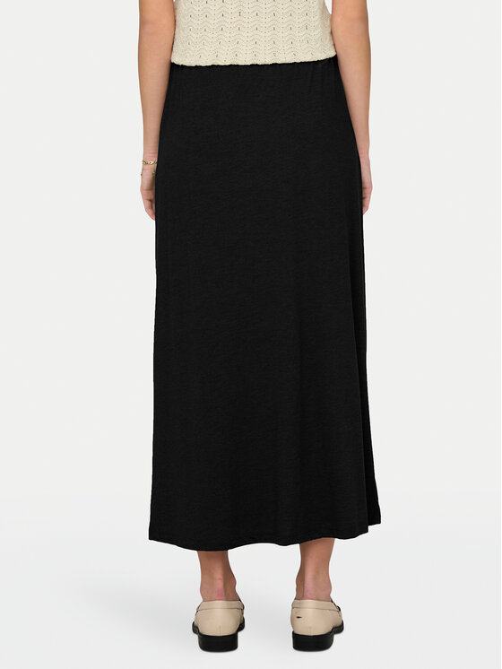 JDY JDY Maxi sukňa Dalila 15317570 Čierna Regular Fit