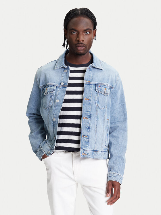 Tommy Jeans Tommy Jeans Farmer kabát Ryan DM0DM21916 Kék Regular Fit