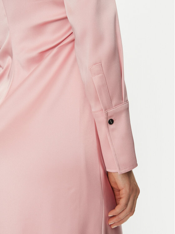 DKNY DKNY Haljina košulja DD4KTE31 Ružičasta Regular Fit
