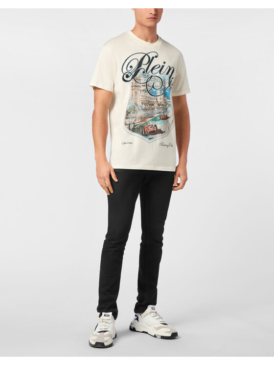 PHILIPP PLEIN PHILIPP PLEIN T-Shirt 24917 Biały Regular Fit