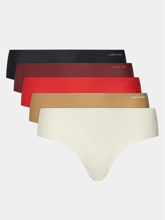 Calvin Klein Underwear Set 5 perechi de chiloți clasici de damă 000QD5148E Colorat