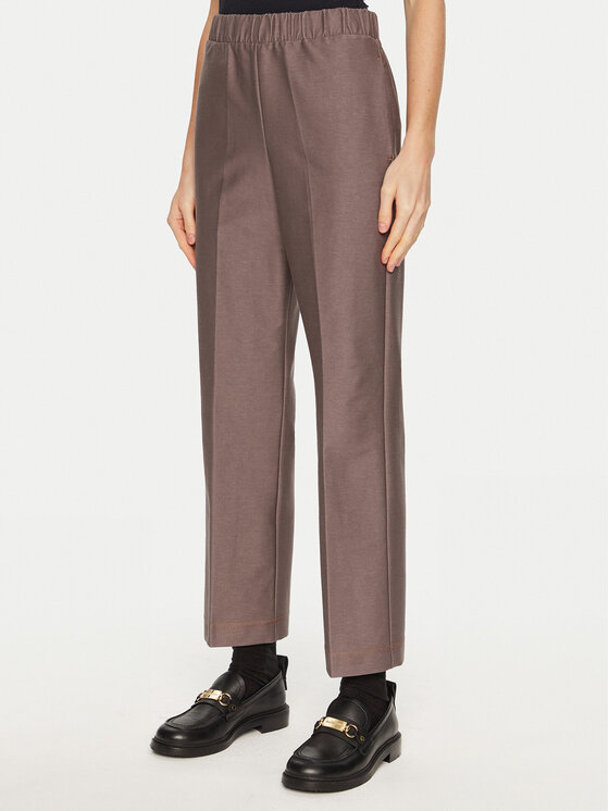 Női Szövet nadrág Max Mara Leisure, Méret: S, Barna, Quiete 2426786048