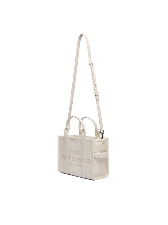 Marc Jacobs Marc Jacobs Τσάντα The Leather Small Tote Bag H009L01SP21 Εκρού