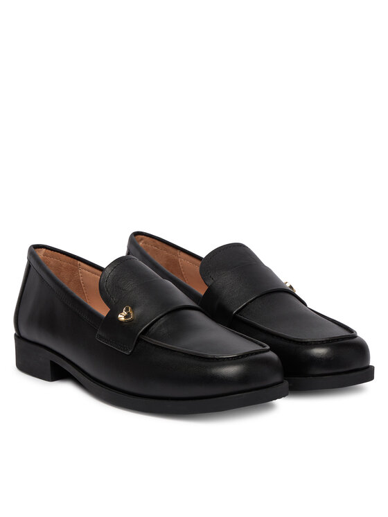 LOVE MOSCHINO LOVE MOSCHINO Mokasíny JA10142G1OIA0000 Čierna